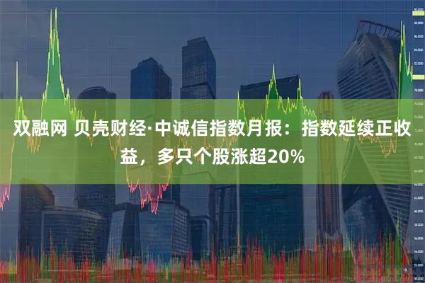 双融网 贝壳财经·中诚信指数月报：指数延续正收益，多只个股涨超20%