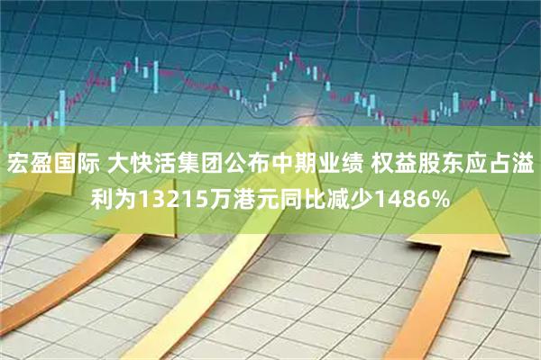宏盈国际 大快活集团公布中期业绩 权益股东应占溢利为13215万港元同比减少1486%